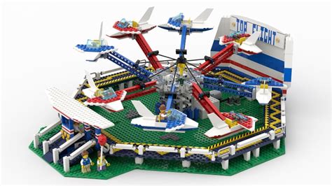 Fairground Ride - Top Flight #moc #legoideas #fun #fairground : lego