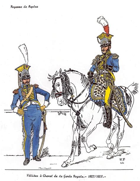 Kingdom Of Naples Royal Guard Velites A Cheval 1807 08 Kingdom Of