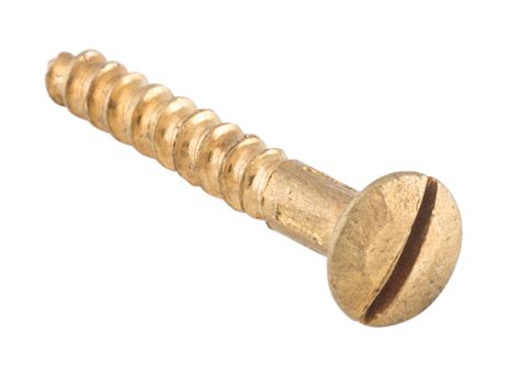 Domed Head Screws L19mm Polished Brass Tradco