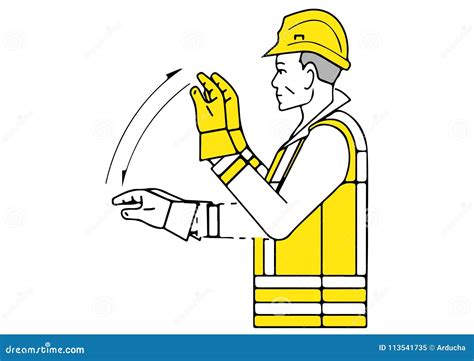 Signalman Cartoon Vector 14617113