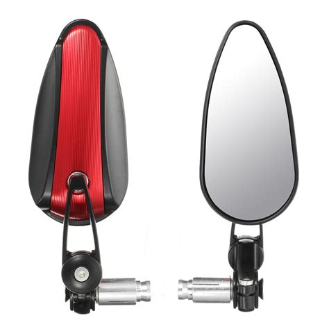 7 8 Inch 22mm CNC Handlebar Rearview Bar End Side Mirror Aluminum