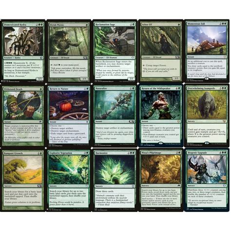 Commander Hydra Deck Mono Green Edh Gargos 100 Card Etsy