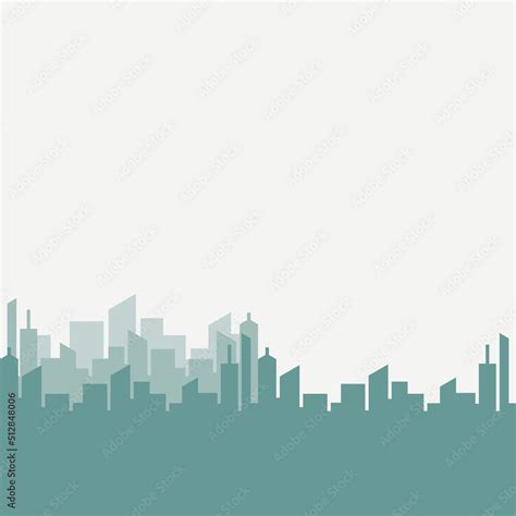 Silhouette skyline illustration Free Vector Stock Illustration | Adobe ...