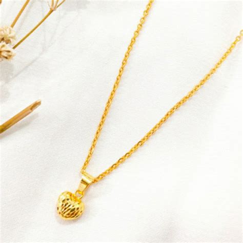 Jual Kalung Dubai Rumbai White Medallion Necklace Gold Toko Emas Asli