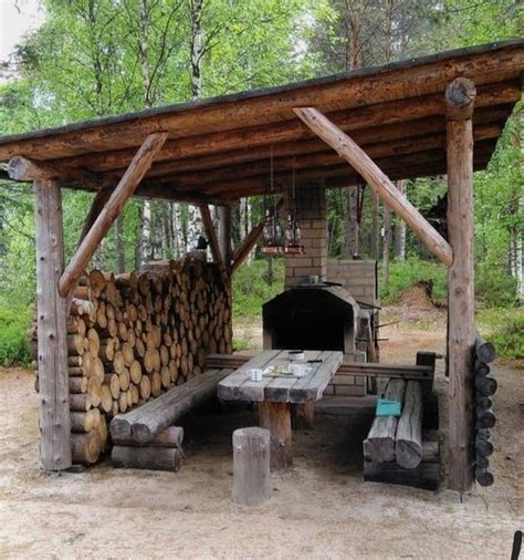 How To Build A Wilderness Survival Shelter in 2022 | Outdoor fireplace patio, Backyard, Backyard ...