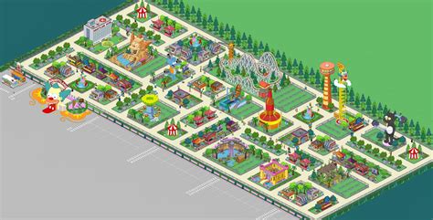 Panoramica Krustyland Los Simpson Springfield Springfield Simpsons