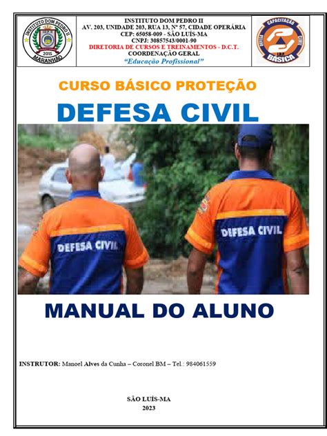 Curso Da Defesa Civil - Curso Básico de Proteção Civil | PDF | Defesa civil | Polícia