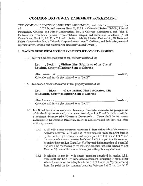 Free Printable Easement Forms Printable Form Templates And Letter