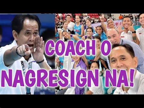 Titan Update Coach Oliver Almadro Resigned As A Coach In Choco Mucho