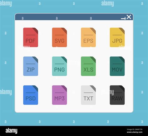 Desktop Interface Window With Shape Icon File Format Zip Xls Psd 