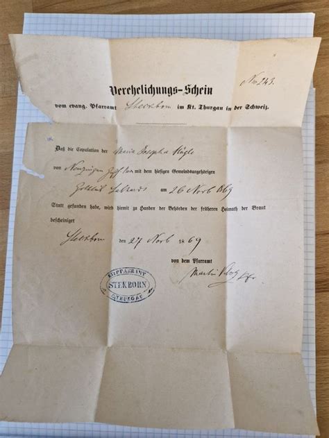 Vorphila Brief Von Steckborn Nach D Nenzingen Jg Kaufen Auf Ricardo