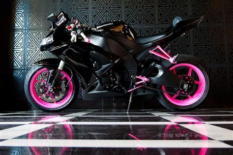 Love The Pink Kawasaki Ninja R Motorbike Pink Motorcycle