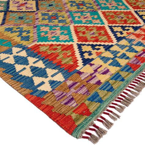 Tapete Hecho A Mano Kilim Maymanah Colores Tapetes Tufan