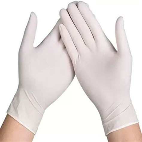 White Color Plain Pattern Surgical Gloves For Medical At Best Price In