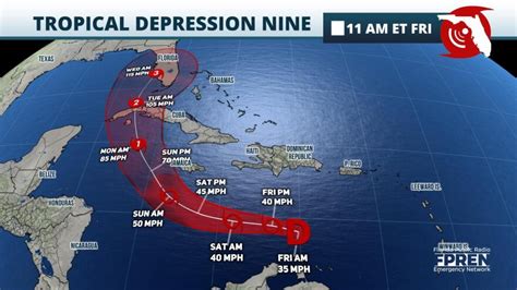 Tropical Depression Nine On Path Toward Florida As Hurricane Wusf