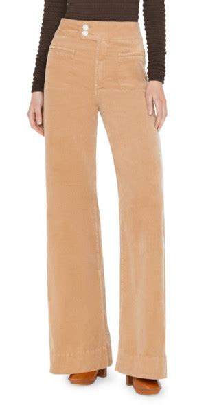 Frame Le Hardy High Waist Wide Leg Corduroy Pants In Light Camel At Nordstrom