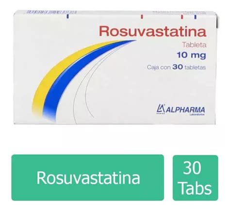 Rosuvastatina 10 Mg Caja 30 Tabletas Meses Sin Intereses