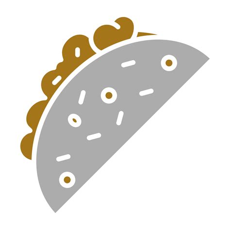 Taco Vector Icon Style 22487674 Vector Art at Vecteezy