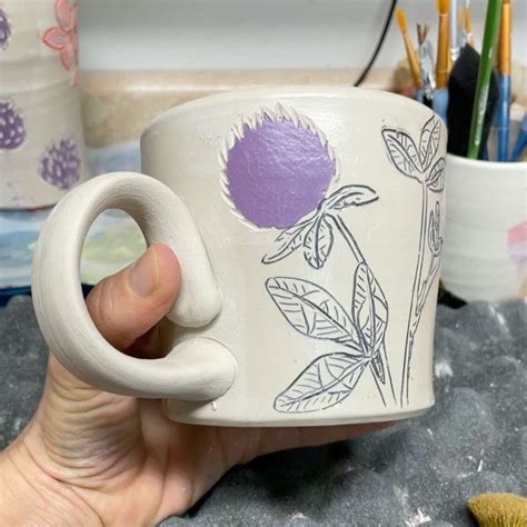 Meghan Yarnell Ceramics On Instagram Mugshotmonday Carving Some