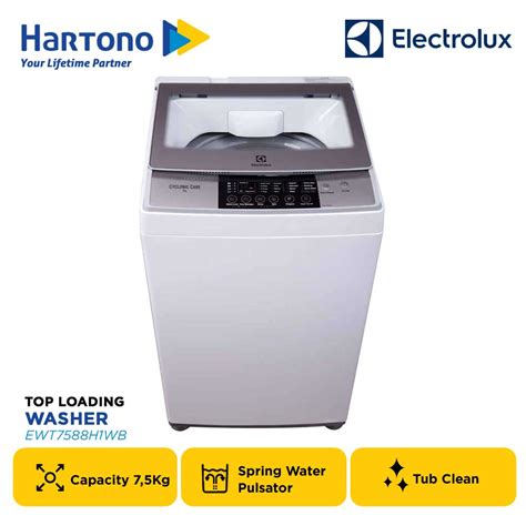 Electrolux Mesin Cuci Tabung Top Loading Washer Ewt H Wb