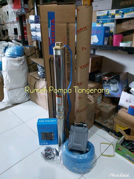 Jual Pompa Satelit Submersible York Hp Casing Pipa Inch Kabel Biru