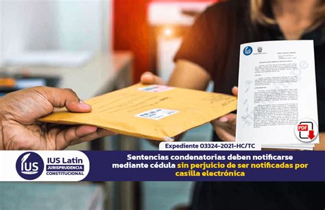 Sentencias Condenatorias Deben Notificarse Mediante C Dula Sin