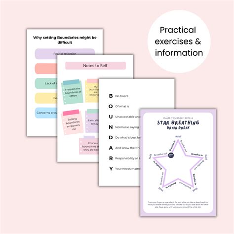 Boundary Setting Worksheets For Healthy Boundaries With Boundary