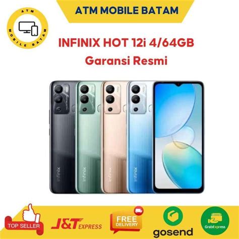 Jual INFINIX HOT 12i RAM 4GB 3GB EXTENDED RAM ROM 64GB Di Seller ATM