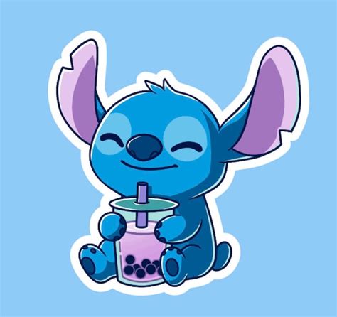 Stitch Drinking Boba Hd Wallpapers Pxfuel Off