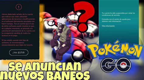 🚨nuevos Baneos🚨 En Pokémon Go 2021 Youtube