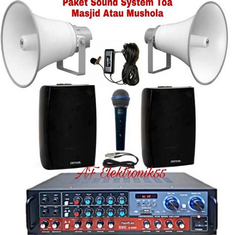 Jual Paket Sound System Masjid Atau Musholla Toa Dan Bmb Shopee Indonesia