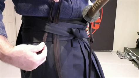 Wmac How To Tie Your Sageo To Hakama Youtube