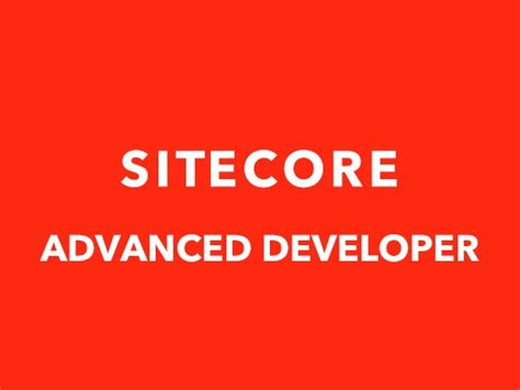 Sitecore Developer Training Online Updated Oct 2024