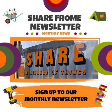 Share Newsletter Share Frome A Library Of Things