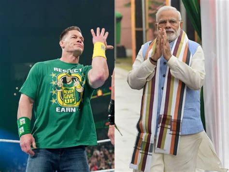 John Cena Breaks The Internet As He Shares A Photo Of Indian Pm