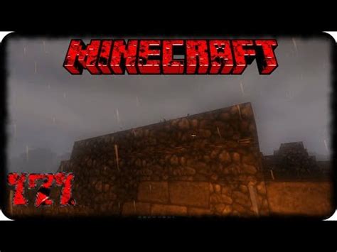 Minecraft Mauerbau Bei Regen Teil Let S Play Youtube