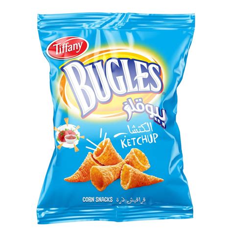 Tiffany Bugles Ketchup Corn Snacks 75 G Online At Best Price Corn Based Bags Lulu Qatar