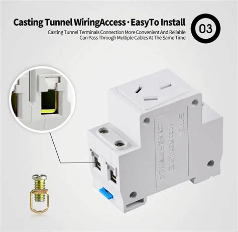 Ac Din Rail Universal Modular Socket Or Multiple Modular Power Socket