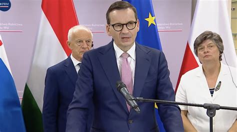 Mateusz Morawiecki I Robert Telus O Wiadczenie Po Spotkaniu Z