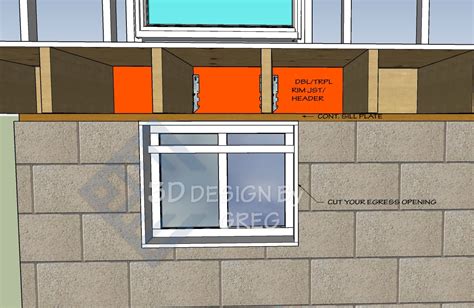 Cutting In Egress Window In Basement Block Wall Contractor Talk