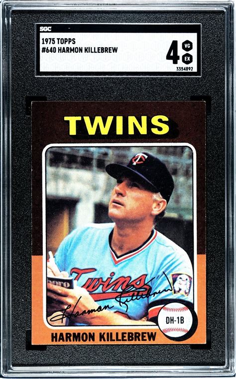 Topps Harmon Killebrew Harmon Killebrew For Sale Online Ebay