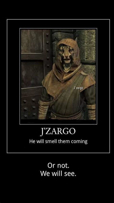 J'zargo will smell them coming : r/SkyrimMemes