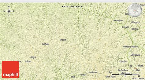 Physical 3d Map Of Lunganga