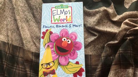 My Elmos World Flowers Bananas And More Vhs Youtube