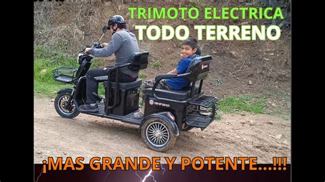 PODEROSA TRIMOTO ELECTRICA UN NUEVO NIVEL DE POTENCIA Y AUTONOMIA