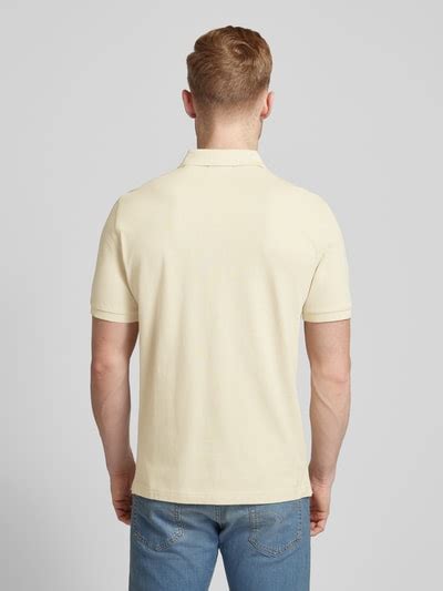 Gant Regular Fit Poloshirt Mit Label Stitching Modell Shield Sand