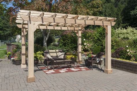 Ft W X Ft D Solid Wood Pergola Wood Pergola Pergola Pergola