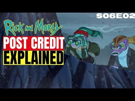 RICK AND MORTY Season 6 Episode 2 Post Credit Scene Explained YouTube