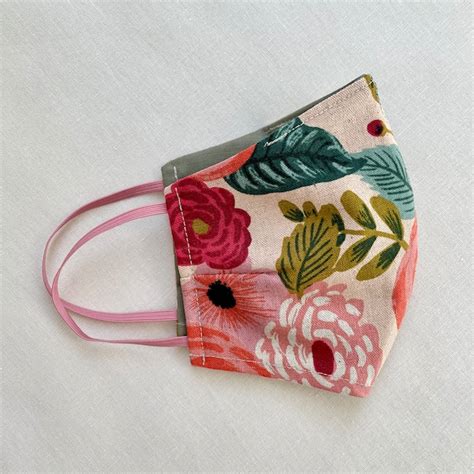 Floral Face Mask - Etsy