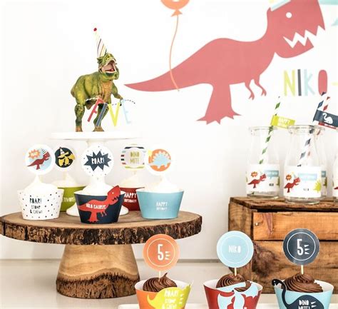 Karas Party Ideas Dino Mite Birthday Party Karas Party Ideas Dinosaur Birthday Party